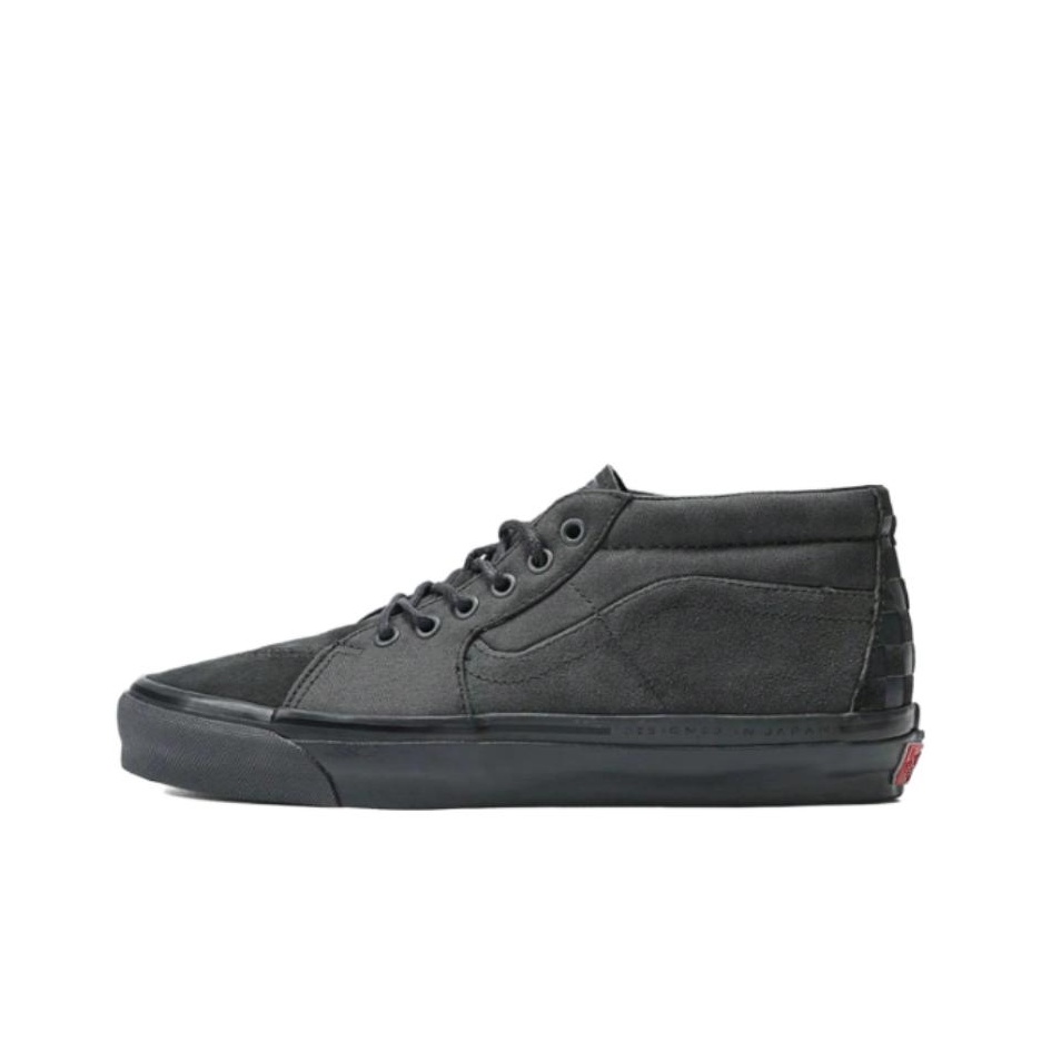 Vans Shoes Authentic - Vans Mid-top Skateboardschoenen Unisex Zwart VN000E7JM8M