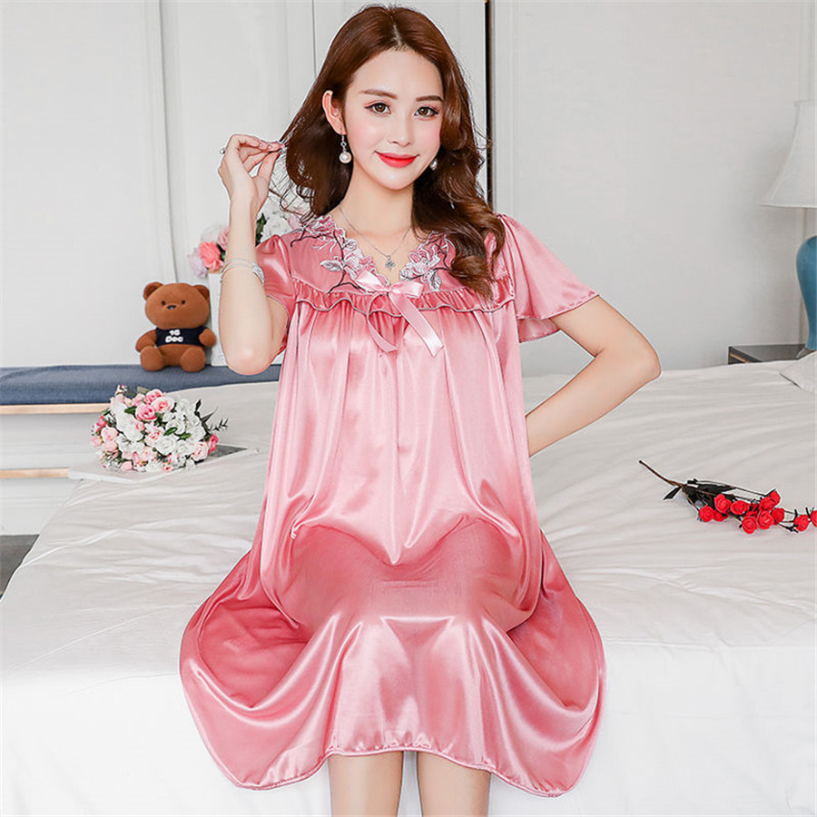 Robe Silk Women - NIEUWE zomer ijszijde nachtjapon vrouwelijke thuisservice
