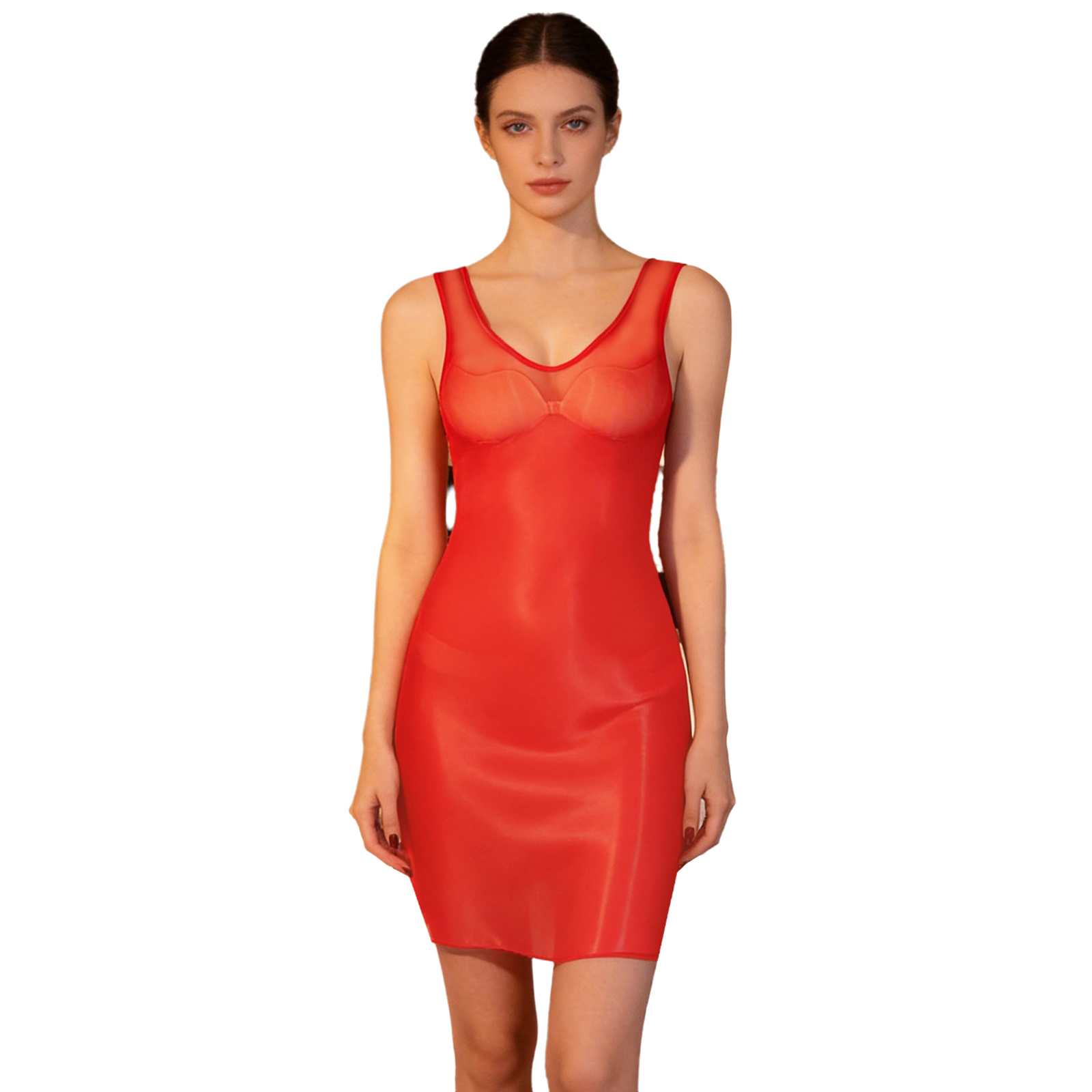 Glanzende, doorschijnende body - Babydoll Chemise Night recensie en prijs