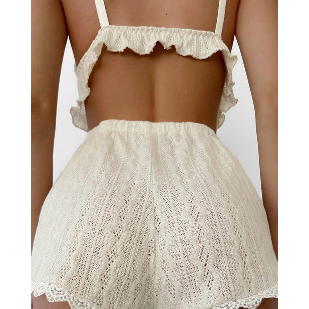 Kanten rand Ruche zoom Kabel g - Cami Top Lace recensie en prijs