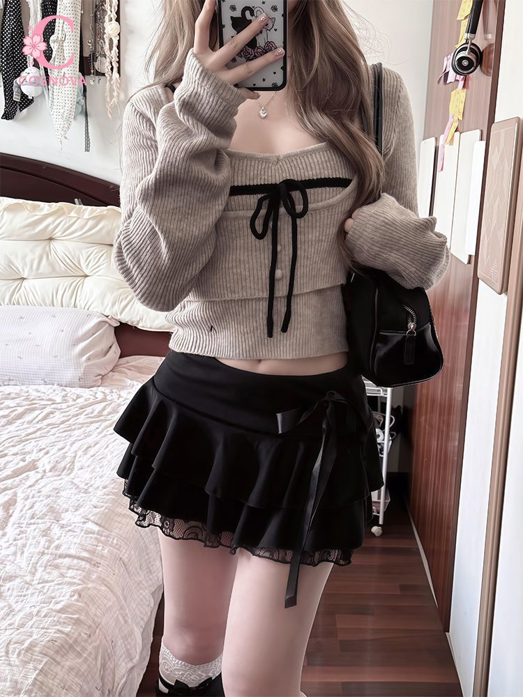Japanse vintage coquette 3-del - Cami Top Lace recensie en prijs