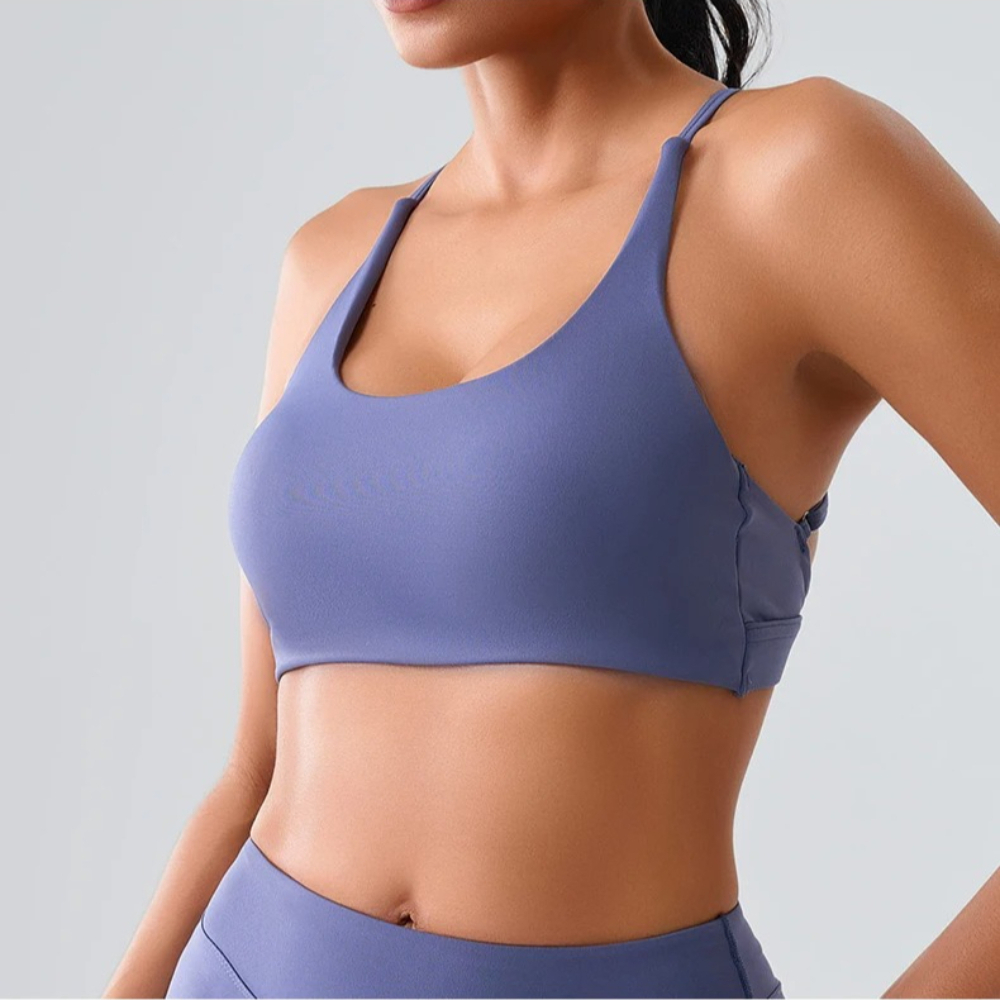 Sportbeha met halternek, hoge  - Push Up Bra Padded recensie en prijs