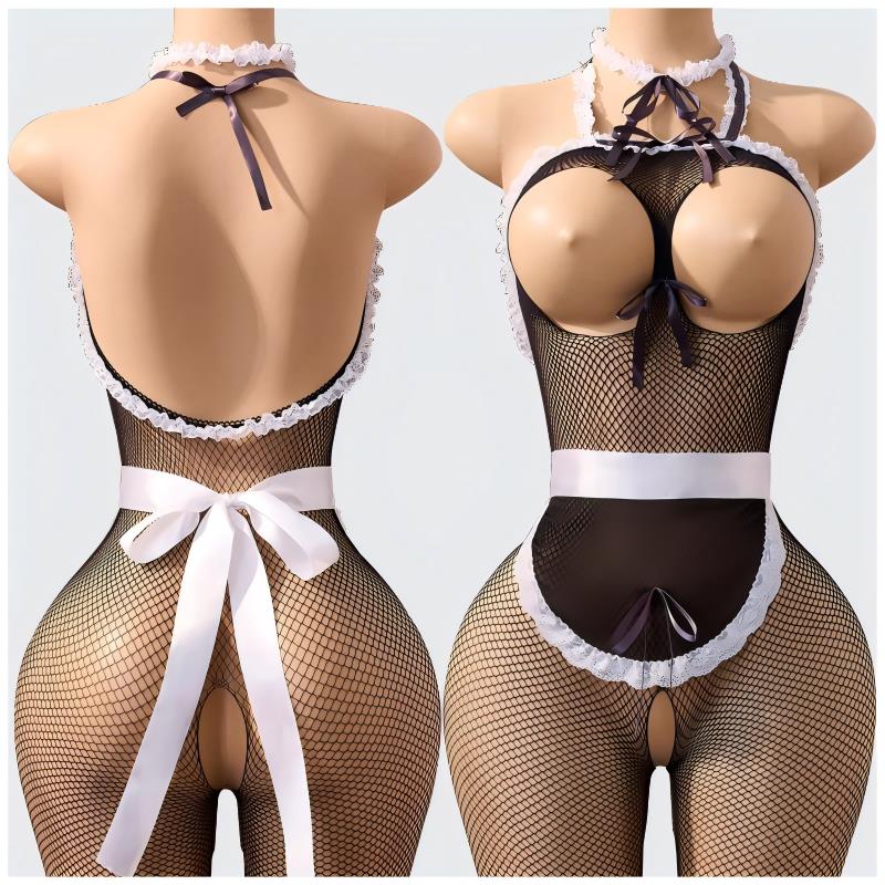 Porno sexy lingerie set visnet - Bodystocking Fishnet recensie en prijs