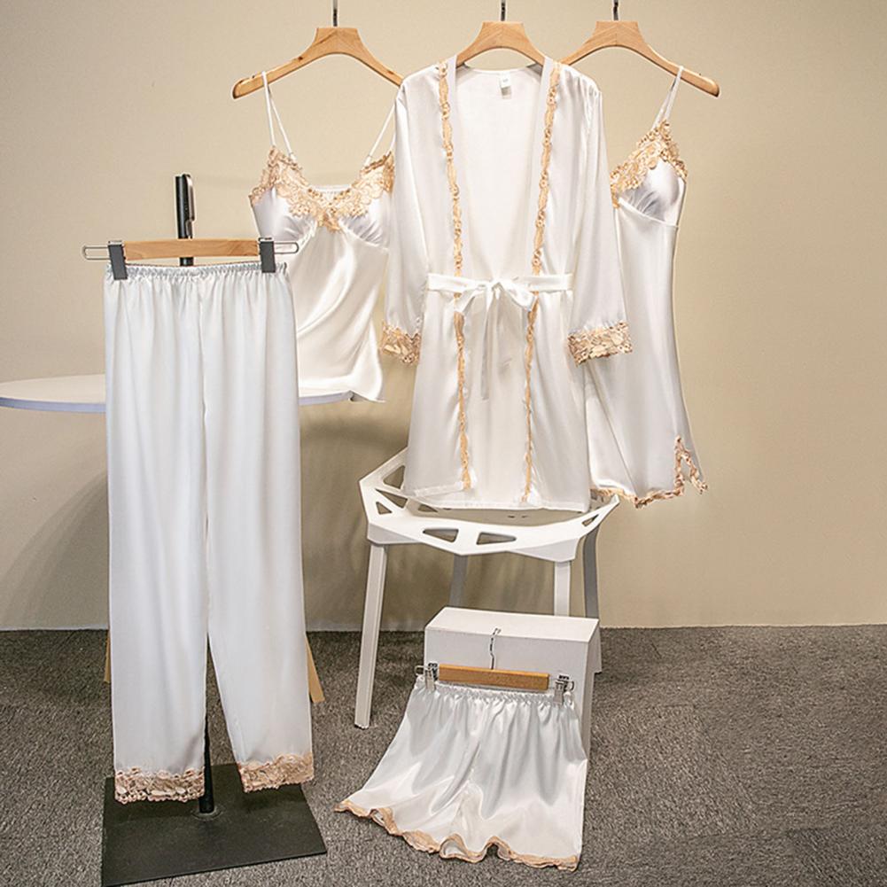 Zijden Pyjama Set Elegante Sat - Robe Silk Women recensie en prijs