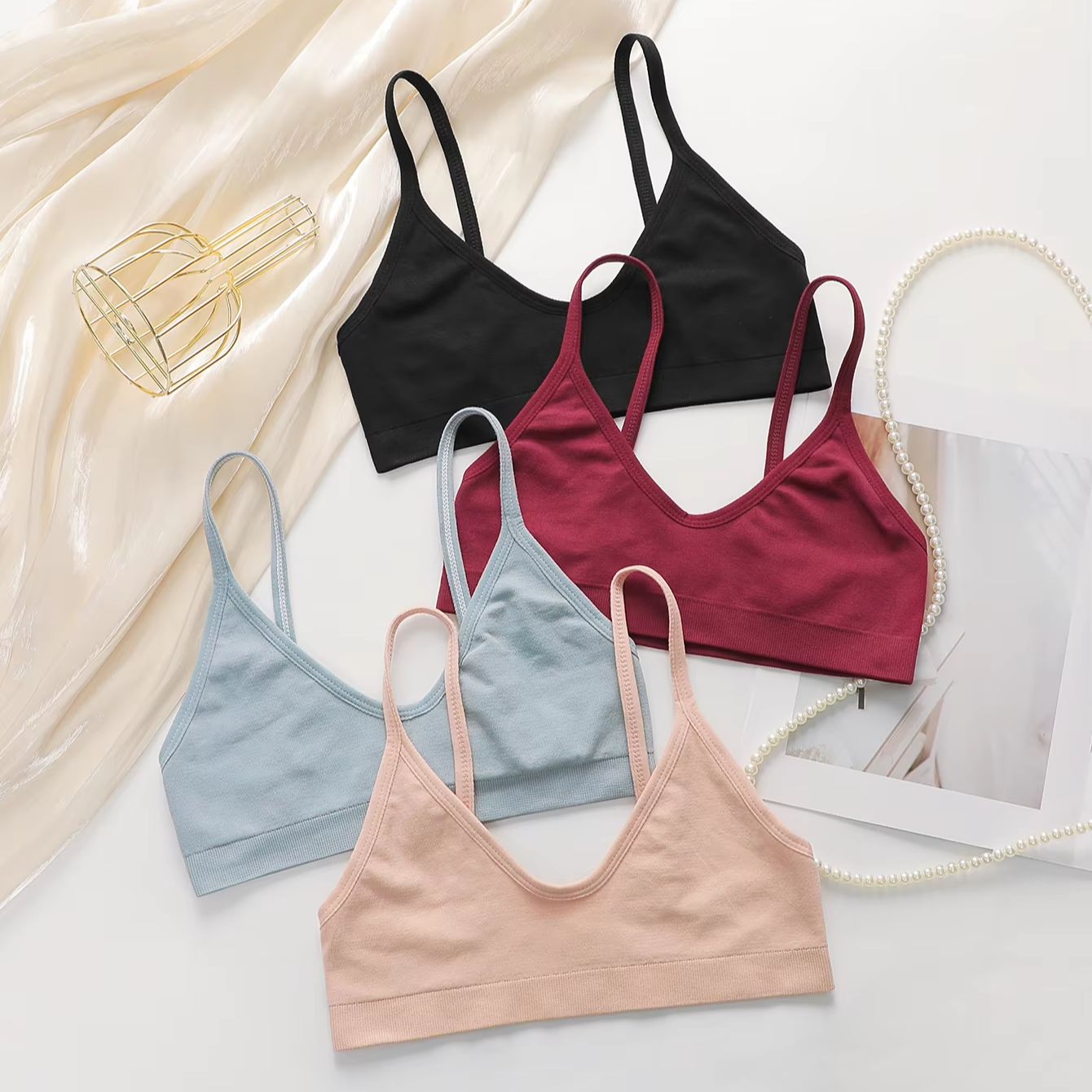 Naadloze draadloze bh voor dam - Bralette Wireless Soft recensie en prijs