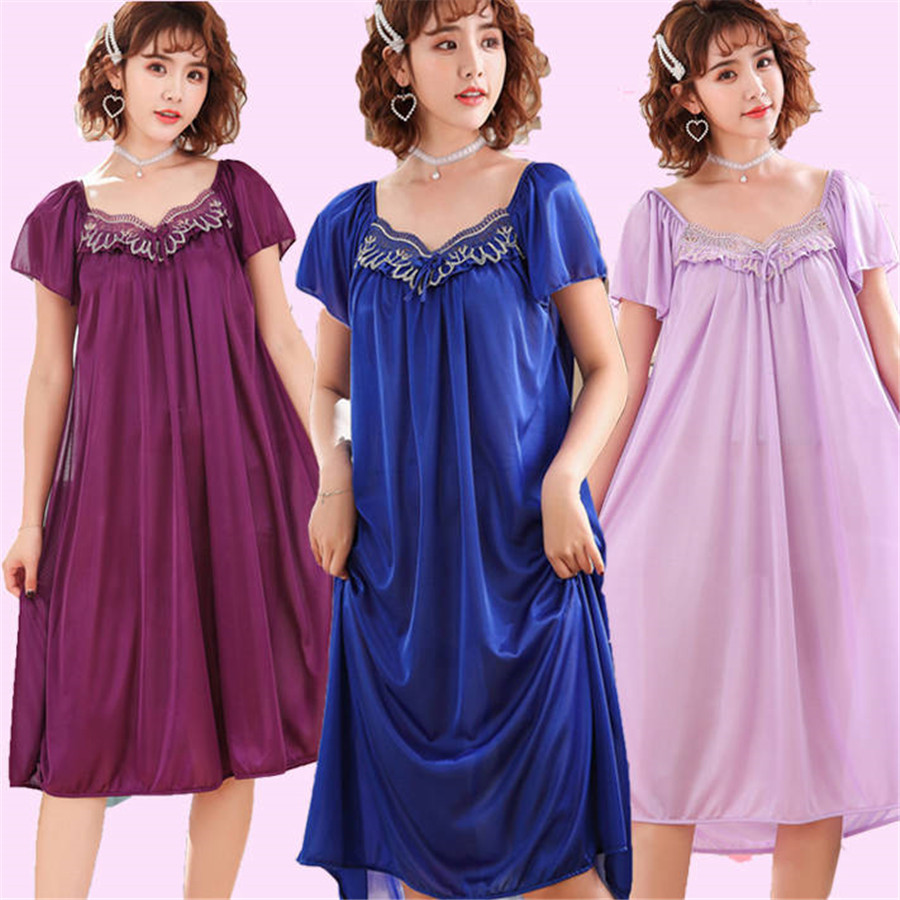 NIEUWE zomer ijszijde nachtjap - Robe Silk Women recensie en prijs