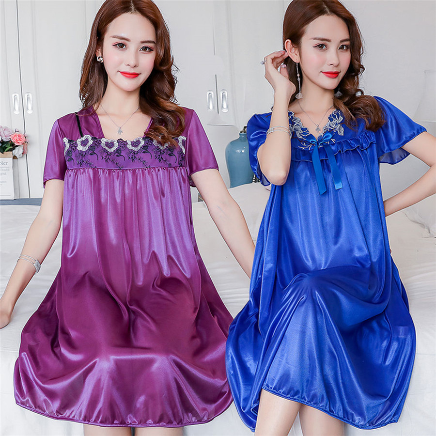 NIEUWE zomer ijszijde nachtjap - Robe Silk Women recensie en prijs